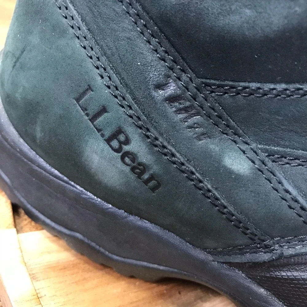LL Bean Tek 2.5 Storm Chaser 5 Chelsea Boots Mens 10.5 Blk‎ Waterproof Side Zip